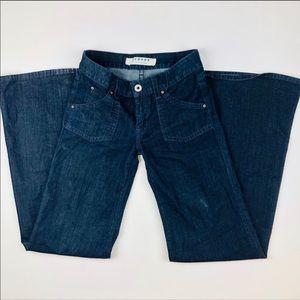 Hudson fine tailored wide leg jean denim 26